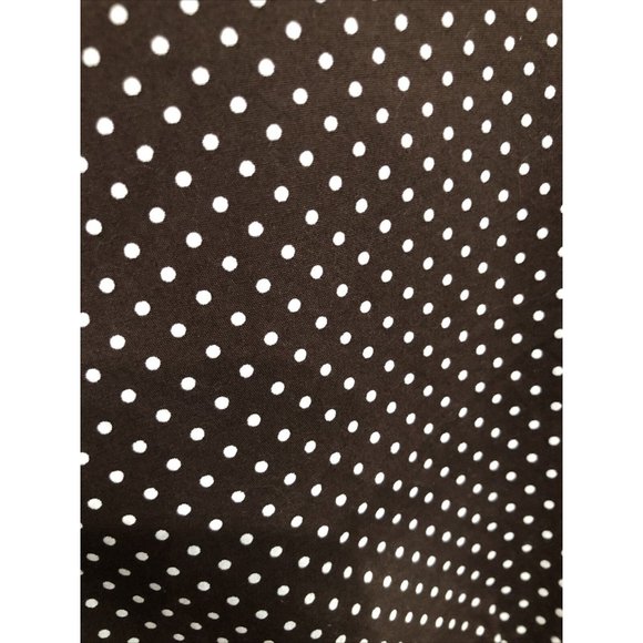 18 Plus Polkadot Top brown blouse 3/4 sleeve - Picture 3 of 6